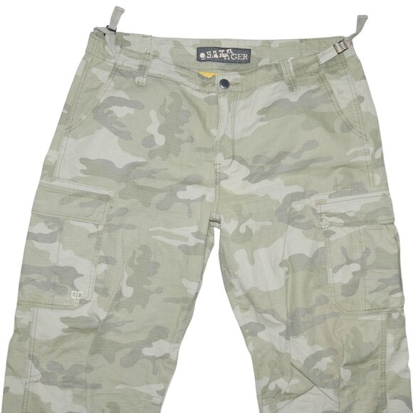 Osaka Tiger Men's Paratrooper Pants Size 42x33 Army Camouflage Fatigue Vintage - Picture 3 of 10